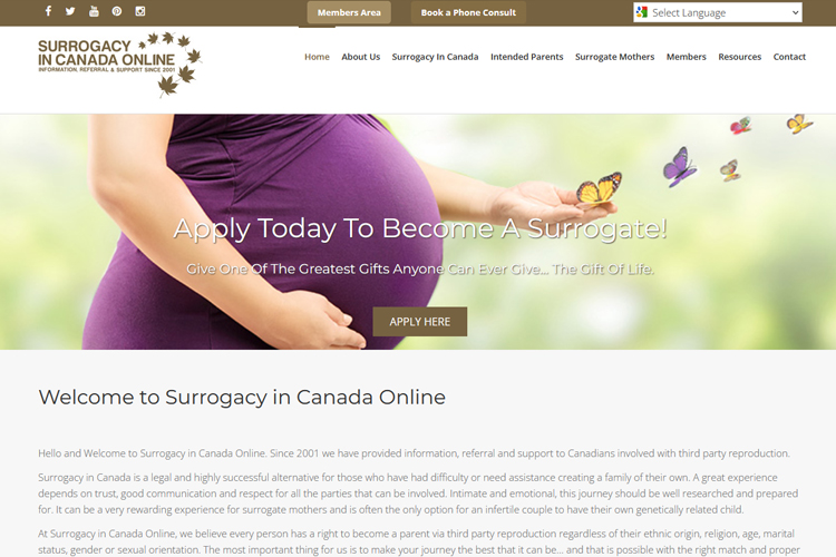 Surrogacy in Canada Online